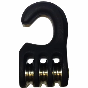 Nedhalskrok med 3 trinser 20 mm.